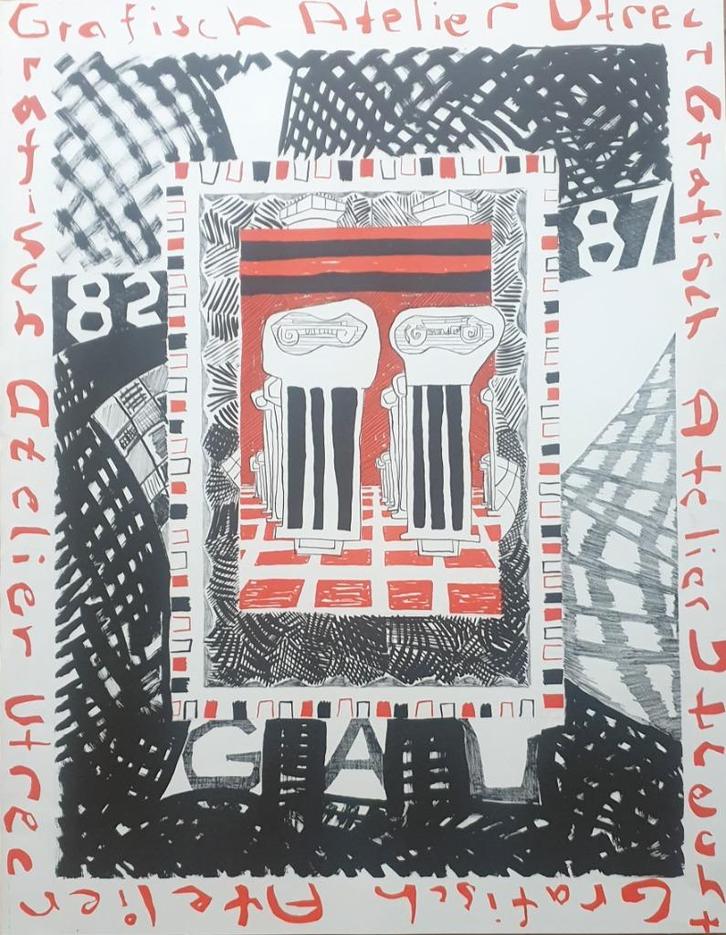 Grafisch Atelier Utrecht 1, Antiek en Kunst, Kunst | Litho's en Zeefdrukken, Ophalen