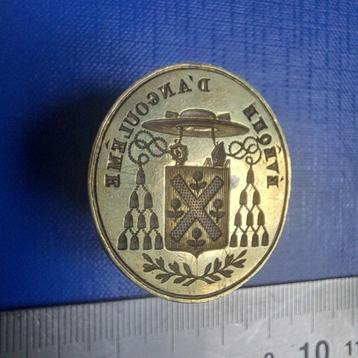 lakstempel Bisschoppelijk zegel D'Angouleme beschikbaar voor biedingen