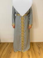 Blauwe Kaftan / Marokkaanse Jurk M-XL, Maat 38/40 (M), Blauw, Ophalen of Verzenden, Zo goed als nieuw