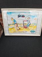 boer droomt  van Hanomag, Antiek en Kunst, Kunst | Litho's en Zeefdrukken, Ophalen of Verzenden