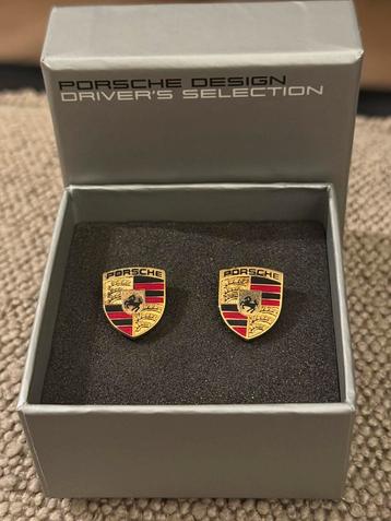 Manchetknopen Porsche Wapenschild 925 sterling zilver beschikbaar voor biedingen