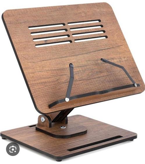Houten Boekenstandaard - Verstelbaar, Boeken, Overige Boeken, Nieuw, Ophalen of Verzenden