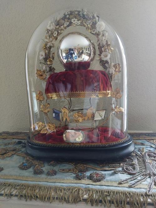 Antieke Franse Bruidsstolp Bruids Stolp, Antiek en Kunst, Antiek | Glas en Kristal, Ophalen