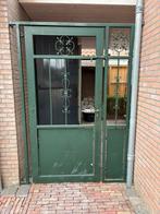 Stalen poort/ hekwerk, Tuin en Terras, Tuinpoorten, Ophalen, Gebruikt, IJzer, Draaipoort