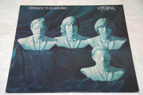 Utopia – Deface The Music LP Vinyl, Cd's en Dvd's, Vinyl | Rock, Gebruikt, Poprock, 12 inch, Ophalen of Verzenden