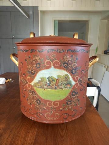 Hindelooper Schilderkunst - Weckvat Meine Visser beschikbaar voor biedingen