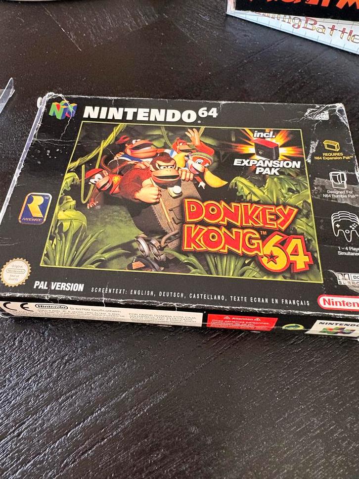 Donkey Kong 64 N64 Compleet (Geen Expansion Pak), Spelcomputers en Games, Spelcomputers | Nintendo 64, Gebruikt, Zonder controller