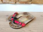 Birkenstock piazza slippers maat 38 zwart rood sandalen, Kleding | Dames, Zo goed als nieuw, Rood, Birkenstock, Sandalen of Muiltjes