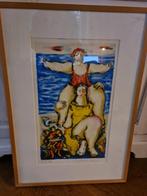 Zeefdruk Willem Janssen, mooie staat, 80 x 55, gen/gesign, Antiek en Kunst, Kunst | Litho's en Zeefdrukken, Ophalen