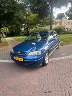 Opel Astra 1.6 8V 3D AUT 2003 Blauw, Auto's, Opel, Stof, 4 cilinders, Blauw, Origineel Nederlands