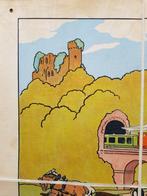 Transport oude schoolplaat uit Frankrijk litho op canvas., Antiek en Kunst, Ophalen of Verzenden
