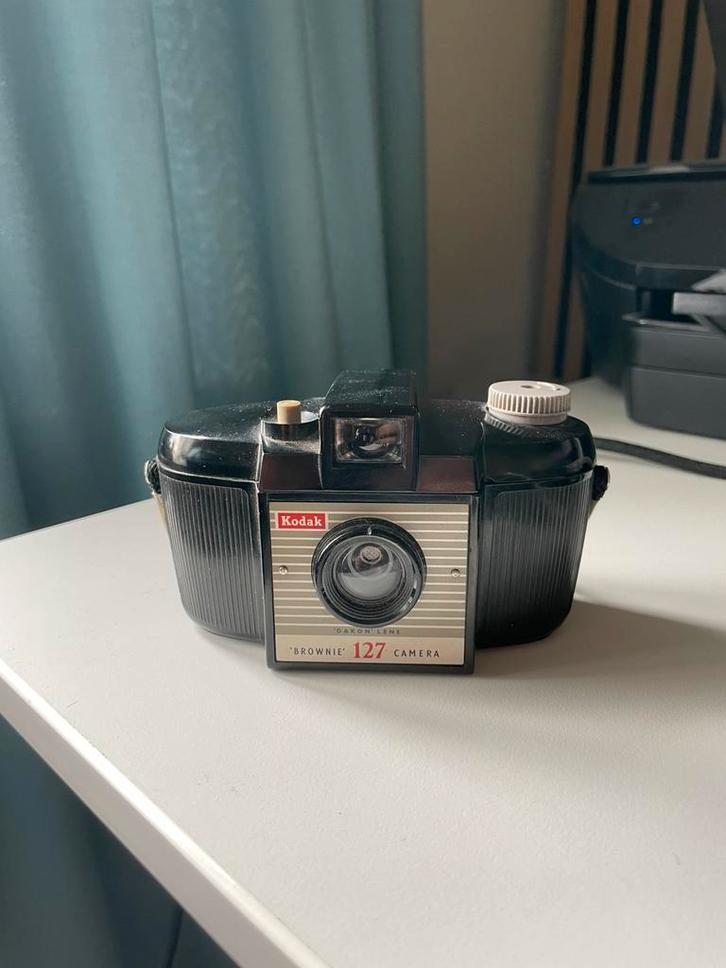 Kodak Brownie 127 camera met Dakon lens, Audio, Tv en Foto, Fotocamera's Analoog, Gebruikt, Compact, Kodak, Ophalen of Verzenden