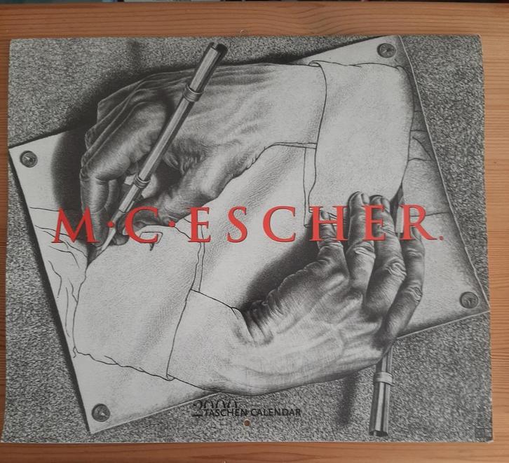 M.C. Escher Kalender 2000 - Taschen, Diversen, Kalenders, Zo goed als nieuw, Maandkalender, Ophalen of Verzenden
