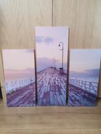 3 delig schilderij, 125 cm of meer, Ophalen of Verzenden, Zo goed als nieuw, Schilderij