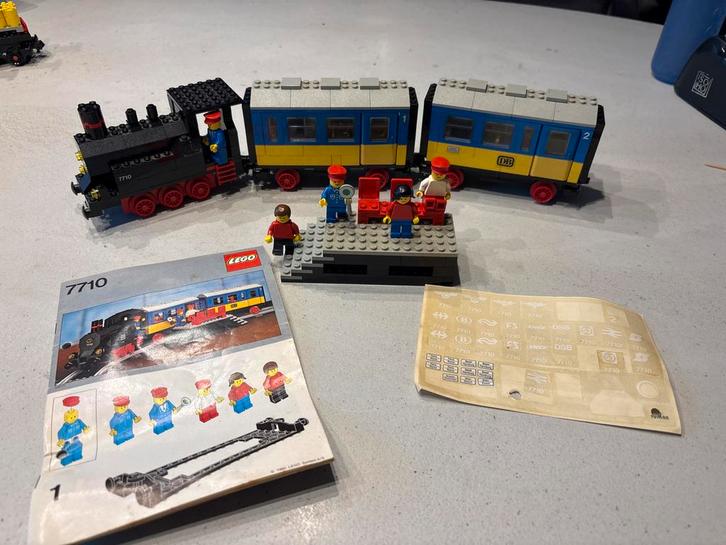 Vintage LEGO Trein Set 7710 - Zeldzaam!, Kinderen en Baby's, Speelgoed | Duplo en Lego, Gebruikt, Lego, Complete set, Ophalen of Verzenden