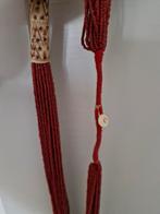 Egyptische bloedkoraal ketting met been, Ophalen, Dames, Onbekend
