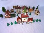 9 Vakwerkhuizen HO 1-87 v marklin, Wisselstroom, Gebruikt, Brug, Tunnel of Gebouw, Ophalen of Verzenden