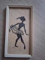 Vintage prentje danseresje 'Cocky', Verzamelen, Retro, Ophalen of Verzenden, Huis en Inrichting