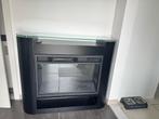 Elektrische haard 1800 W led-vlammen hetelucht-ventilator, Huis en Inrichting, Ophalen, Zo goed als nieuw