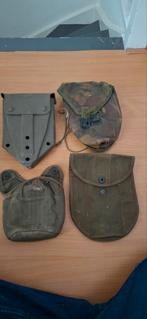 Militaria Hoesjes: Klapschep & Veldfles (x2), Verzamelen, Militaria | Algemeen, Ophalen of Verzenden