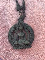 Antieke Tibetaanse Amuletten ketting, Ophalen of Verzenden, Gebruikt, Overige kleuren, Overige materialen