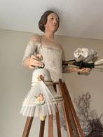 Prachtige muziekdoos gesuikerde kerstklok, Antiek en Kunst, Ophalen of Verzenden