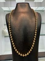 Prachtige 14 karaats gouden balletjes ketting, Sieraden, Tassen en Uiterlijk, Kettingen, Ophalen of Verzenden, Nieuw, Goud, Goud