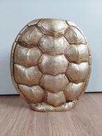 Turtle vaas, goud - Schildpadpatroon 29 x 8 x 30 cm., Huis en Inrichting, Woonaccessoires | Vazen, Ophalen, Kunststof, Overige kleuren