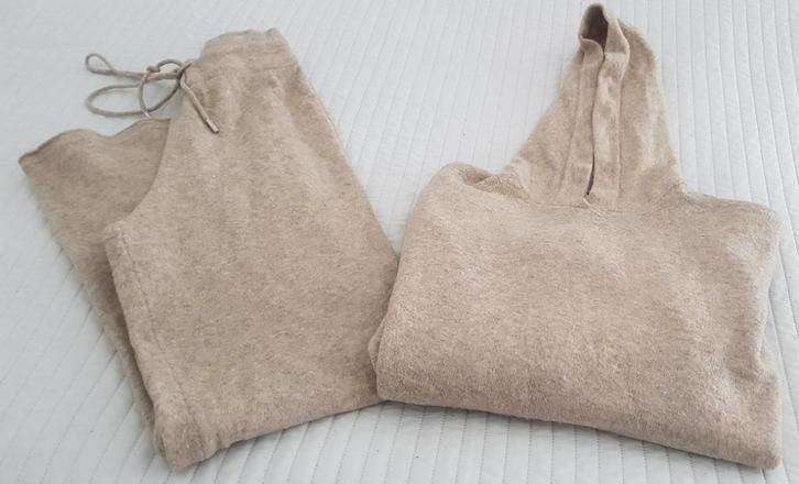 Zara oversized setje beige maat s maat 36 bruin flared broek, Kleding | Dames, Overige Dameskleding, Zo goed als nieuw, Verzenden