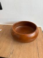 vintage serveerschaal in teak, Huis en Inrichting, Ophalen of Verzenden, Zo goed als nieuw, Hout