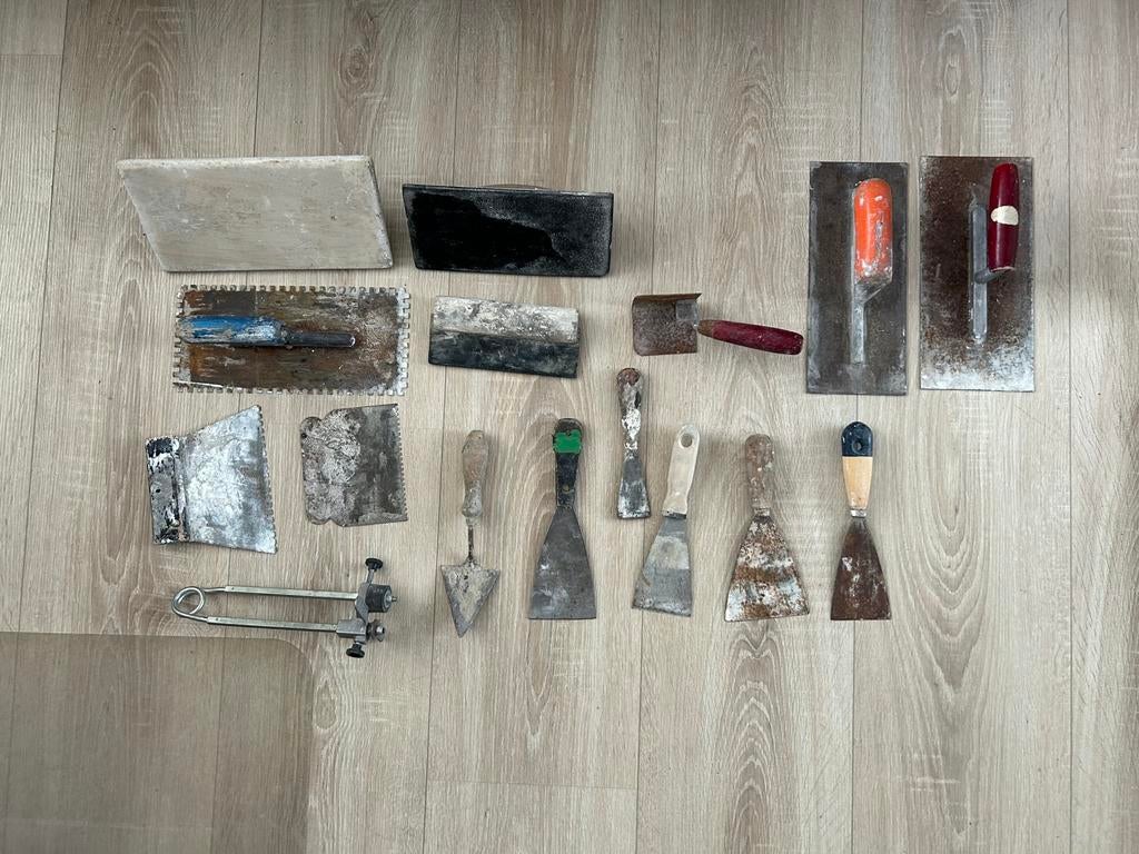 Te koop stucadoor handgereedschap., Doe-het-zelf en Verbouw, Gereedschap | Handgereedschap, Ophalen of Verzenden, Zo goed als nieuw