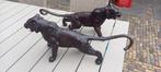 2 STUKS : ANTIEK EN UNIEK MASSIEF BRONZEN TIJGERS , DEZE ZIJ, Antiek en Kunst, Kunst | Beelden en Houtsnijwerken, Ophalen of Verzenden