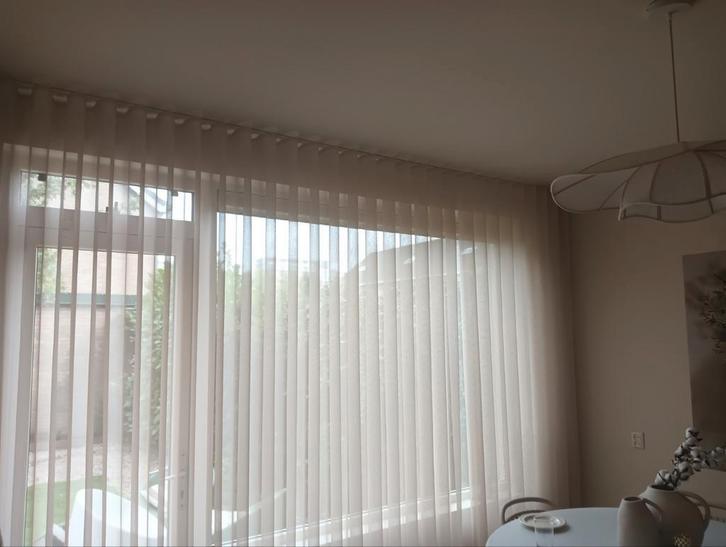 Wavegordijn, Huis en Inrichting, Stoffering | Gordijnen en Lamellen, Nieuw, 200 cm of meer, 200 cm of meer, Beige, Ophalen of Verzenden