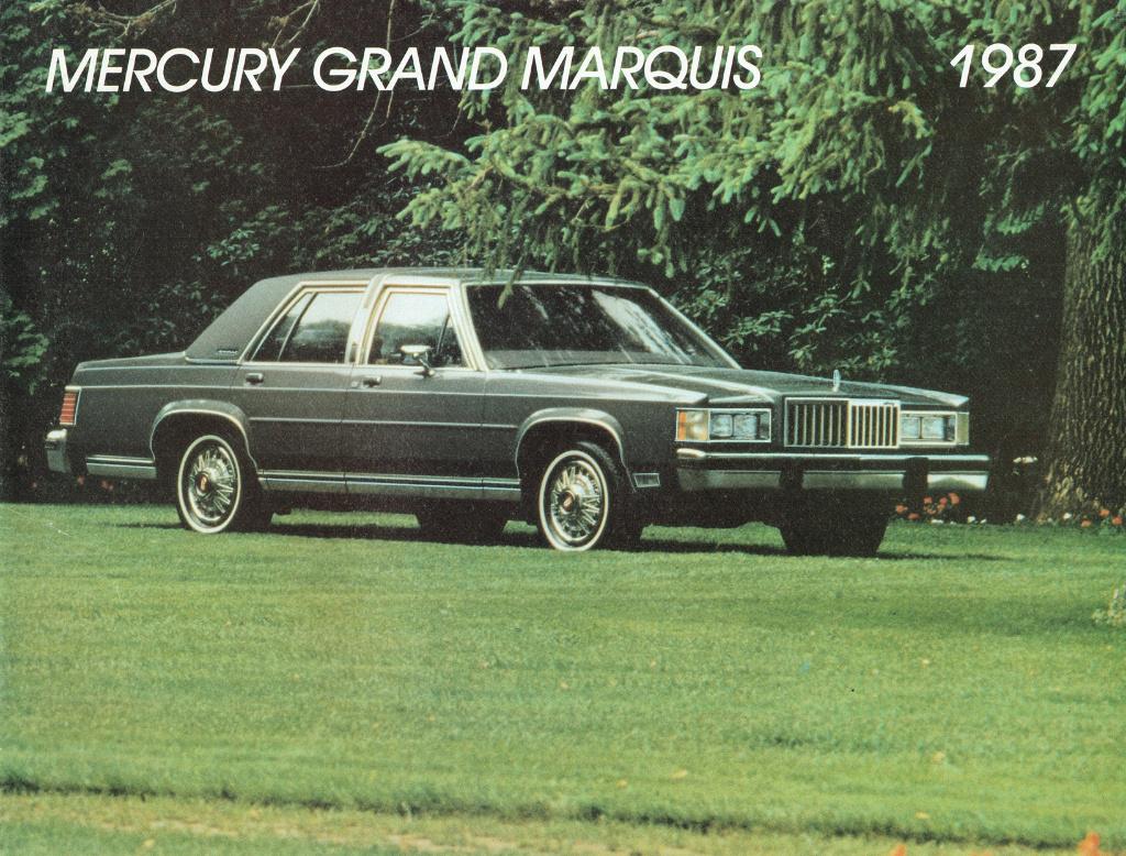 Folder Mercury Grand Marquis (Canadese uitgave - 1987), Verzenden, Gelezen, Overige merken
