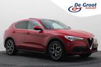 Alfa Romeo Stelvio 2.0 T AWD Sprint Leer, Xenon, Adapt. Crui, Automaat, Zwart, 4 cilinders, Leder