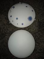 Plafondlampen één met sterren en maan motief, Huis en Inrichting, Lampen | Plafondlampen, Ophalen, Zo goed als nieuw, Glas, Kindvriendelijk