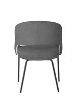 Eetkamerstoel Remon | Grijs | Bouclé stof, Huis en Inrichting, Stoelen, Ophalen, Nieuw