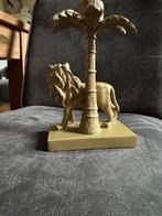 Leeuw ornament kandelaar palmboom, Ophalen of Verzenden, Zo goed als nieuw