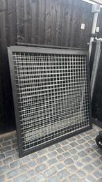 Schutting delen gaas, Zwart, Ophalen, Minder dan 3 meter