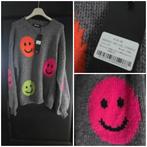 Smiley Trui - Maat L/XL - Nieuw!, Maat 42/44 (L), Nieuw, Ophalen of Verzenden, Grijs