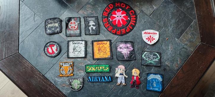 Bandpatches, Verzamelen, Overige Verzamelen, Gebruikt, Ophalen