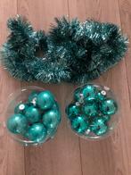 Turquoise kerstballen (20), Ophalen of Verzenden, Zo goed als nieuw