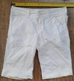 Benetton Witte Short Maat L, Kort, Wit, Maat 42/44 (L), Ophalen of Verzenden