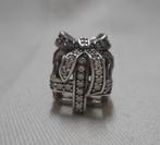 Zilveren Pandora Kerst Cadeau Charme opengewerkt nr.519, Sieraden, Tassen en Uiterlijk, Bedels, Verzenden, Pandora, Zo goed als nieuw
