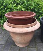 Grote bloempotten kunsstofpot diverse voor grote tuinplanten, Tuin en Terras, Bloempotten, Kunststof, Tuin, Rond, Gebruikt