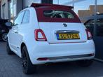 Fiat 500 C 0.9 TwinAir Turbo Lounge Cabrio Clima Navi, Auto's, Fiat, Stof, Gebruikt, Cabriolet, Wit