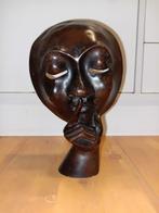 Metalen Buste 'Stilte', Ophalen of Verzenden