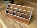 Vintage houten bureau organiseren desk bureauset, Diversen, Ophalen of Verzenden, Zo goed als nieuw