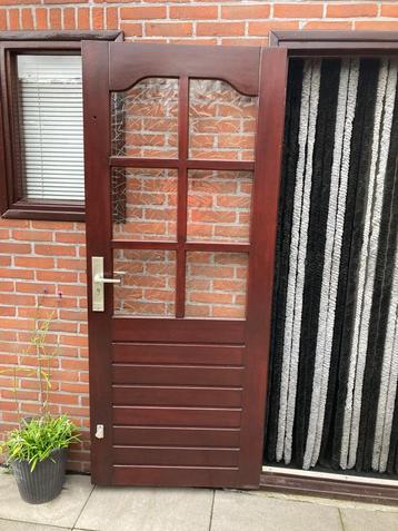 Hardhouten deur 201x82,5x3,8cm beschikbaar voor biedingen