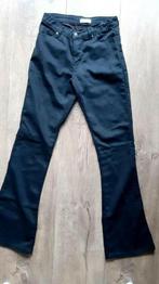 Zwarte dames zomer katoenen flairpijp broek maat 40, Maat 38/40 (M), Zwart, Ophalen of Verzenden, Lang